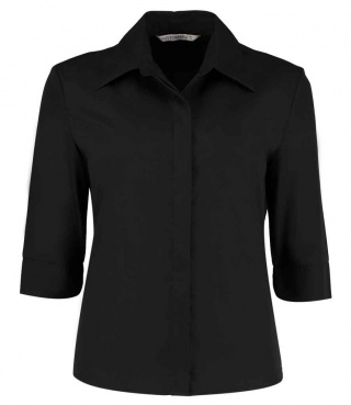 Kustom Kit K715 Ladies 3/4 Sleeve Tailored Continental Shirt